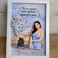 Рамка по снимка превърната в дигитална 3д - моменти завинаги