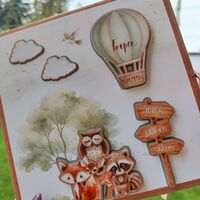 Бебешки албум за спомени „Горски животни“ – персонализиран