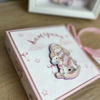 CRAFTONA Албум дневник с ринг механизъм - розови зайчета