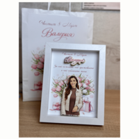 CRAFTONA Рамка с 3д изображение по снимка – Подарък за 8 март