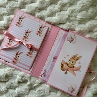 CRAFTONA Мини албум с фото карти - розово зайче