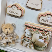 Рамка визитка за новородено 