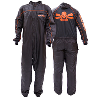 Гащеризон DeVilbiss Premium Polyester Black Orange Skull