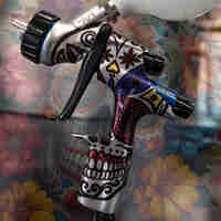 DeVilbiss DV1 Calavera Limited Edition Пистолет за боядисване