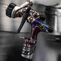 DeVilbiss DV1 Calavera Limited Edition Пистолет за боядисване