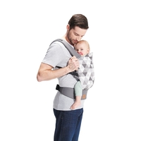  Ергономична раница за бебе KinderKraft NINO, Сиво 