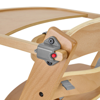 KikkaBoo Дървен Стол за Храненe Nordy Wood