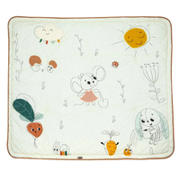 Tiny Love Soft Super Mat Меко бебешко килимче за игра от серията Garden of Adventures с размер 125.5х110 см. 9 увлекателни активности за развитие 0м+