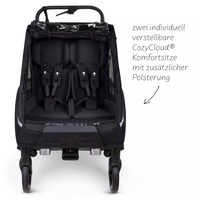 ABC Design Детска Количка за Колело Bicycle Trailer Tour Ink with 2 Comfort Seats & Air Wheels