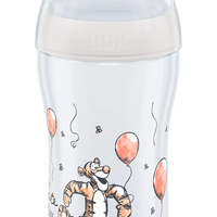 NUK Perfect Match Шише РР 260мл със Силиконов Биберон за хранене M 3+ месеца Disney Тигър