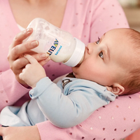 Philips Avent SCY103/01 Шише за Хранене Anti-Colic 260 мл с Биберон със Сила на Потока 2 от 1м+