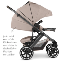 ABC Design Salsa 5 Air Camel Комбинирана Детска Количка 2 в 1
