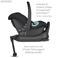 ABC Design Infant Car Seat Tulip i-Size for Newborn Babys Кош за Новородено Sage