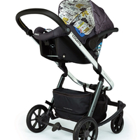 Комплект количка Cosatto Giggle Quad Fika Forest 5в1, i-Size база и чувалче за крака