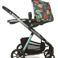 Комплект количка Cosatto Giggle Quad Hare wood 5в1, i-Size база и чувалче за крака