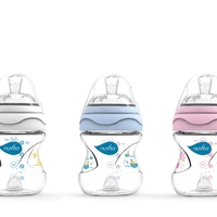 Шише за хранене 6010 Nuvita Mimic, 150 мл, Розово 