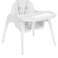 KikkaBoo Стол за Хранене 2в1 Jammy White