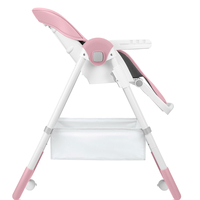 KikkaBoo Стол за Храненe Spicy Pink