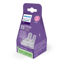 Philips AVENT SCY964/02 Natural Response Комплект от 2 Броя Биберони без протичане Поток 4 от 3м+