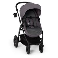 Количка KinderKraft Xmoov 2023, 3в1, Тъмно сива