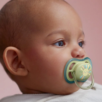 Philips AVENT SCD837/10 с шише за хранене Natural Response 125 мл с биберон без протичане Поток 2, 0м+ и залъгалка Ultra Air 0-6м