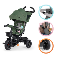  Триколка Kinderkraft SPINSTEP, зелена 