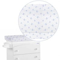 Скрин с вана за къпане и повивалник B947 white/white blue