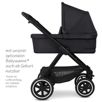 ABC Design Samba 2 Coal Комбинирана Детска Количка 2 в 1