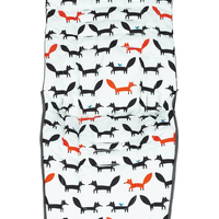 Комплект количка Cosatto Giggle 3 Charcoal Mister Fox 5в1, i-Size база и чувалче за крака