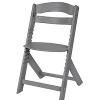 KikkaBoo Дървен Стол за Храненe Nordy Dark Grey