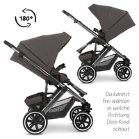 ABC Design Salsa 5 Air Almond Комбинирана Детска Количка 2 в 1