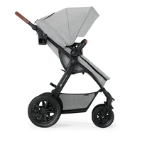 Количка KinderKraft Xmoov 2023, 3в1, Светло сива