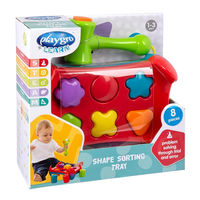 PLAYGRO АКТИВНА ИГРАЧКА С ФОРМИ ЗА ПОДРЕЖДАНЕ И ЧУК 12-36М