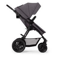 Количка KinderKraft Xmoov 2023, 3в1, Тъмно сива