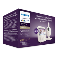 Philips Avent Premium Дигитален Видеофон с Нощно Виждане и Термометър SCD891/26