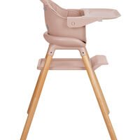 KikkaBoo Стол за Хранене 6в1 Woody Pink 2024