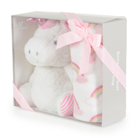 Cangaroo Одеало 90/75 с Играчка Elephant Blue 109599