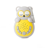 Cloud B Музикален Проектор Играчка с Успокояващи Звуци за Път Sweet Dreamz On the Go Owl Grey