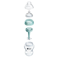Tommee Tippee Advanced Anti-Colic+ 150 мл. 0м+ Самостерилизиращо се шише за хранене с иновативна система за намаляване на коликите
