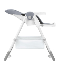 KikkaBoo Стол за Храненe Spicy Grey