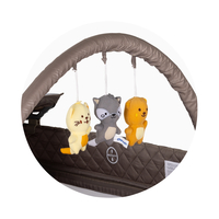 Chipolino Детска преносима кошара Luna Тирамису