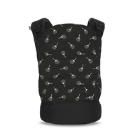 LORELLI БЕБЕШКА ЕРГОНОМИЧНА РАНИЦА WALLY BLACK FLORAL