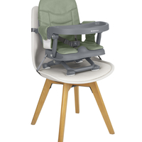 KikkaBoo Седалка за Хранене Повдигаща Pappo Army Green 2025
