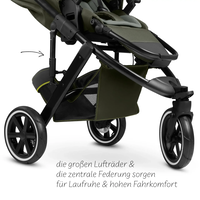ABC Design Running Stroller Salsa 5 Run Avocado Комбинирана Спортна Детска Количка