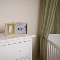 Petit ARTichaut Двойна Дървена Рамка за Бебешки Отпечатък и Снимка Olive Tree