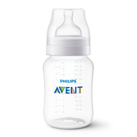 Philips AVENT SCY103/02 Комплект от 2 Броя Шишета за Хранене Anti-Colic 260 мл със сила на Потока 2 от 0м+