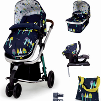 Количка Cosatto Giggle 3в1 CT5038 WILDERNESS INK, Пълен комплект