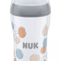 NUK Perfect Match Шише РР 260мл със Силиконов Биберон за Хранене M 3+ месеца с Клонче