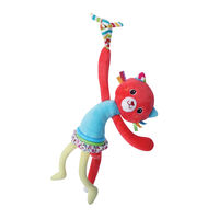 ВИБРИРАЩА ДРЪНКАЛКА ЖАБА, МАЙМУНА, КУЧЕ, КОТЕ