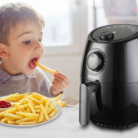  Фритюрник Beper Air Fryer 2 л, черен 